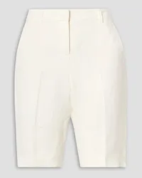 Nili Lotan Montreal linen and silk-blend shorts - White White