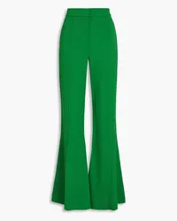 Elie Saab Crepe flared pants - Green Green