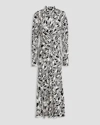 Diane von Furstenberg Marquise printed jersey midi dress - White White