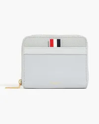 Thom Browne Pebbled-leather wallet - Gray Gray