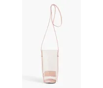 Printed PCV bucket bag - Pink
