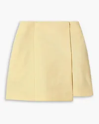 Anna Quan Harvey skirt-effect twill shorts - White White