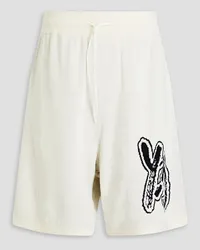 Y-3 Intarsia-knit drawstring shorts - White White