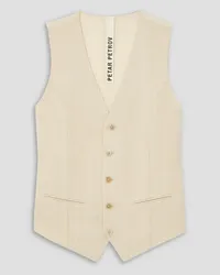 Petar Petrov Serious woven vest - White White