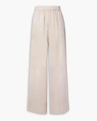 Joseph Milner paneled ramie-voile wide-leg pants - Pink Pink