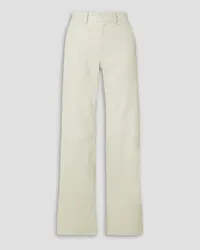 SPRWMN Leather flared pants - White White