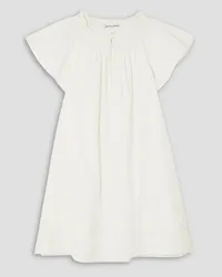 APIECE APART Deia cotton-poplin mini dress - White White