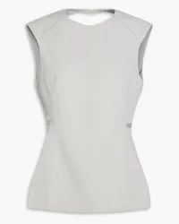 Jacquemus Le Haut Doce open-back crepe top - Gray Gray