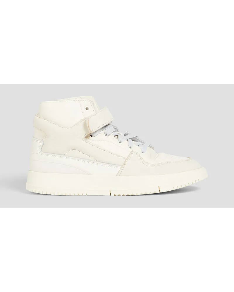 adidas Forum Premiere leather high-top sneakers - White White