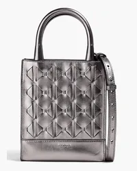 Serapian 1928 metallic woven leather tote - Metallic Metallic