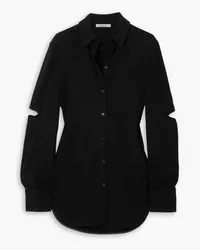 GAUCHERE Cutout jersey shirt - Black Black