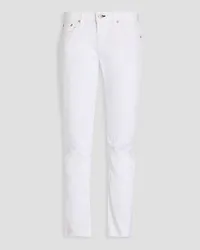 Rag & Bone Dre cropped boyfriend jeans - White White