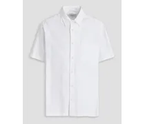 Adam cotton-canvas shirt - White
