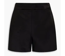Satin-twill shorts - Black