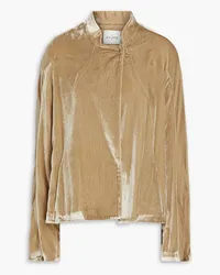 Le Kasha 1918 Nadine Strittmatter Whistle velvet jacket - Neutral Neutral