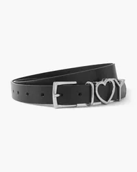 Y/PROJECT Embellished leather belt - Black Black