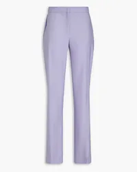 Another Tomorrow Wool straight-leg pants - Purple Purple