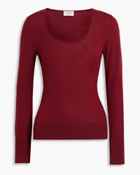 Ferragamo Wool-blend sweater - Burgundy Burgundy