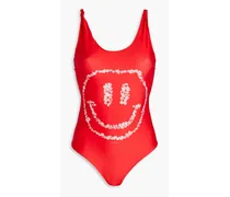 Printed swimsuit - Red