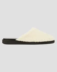 Magda Butrym Shearling slippers - White White