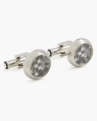 Montblanc Silver-tone cufflinks - Black Black