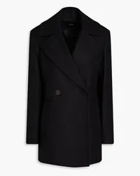 Theory Wool-blend coat - Black Black