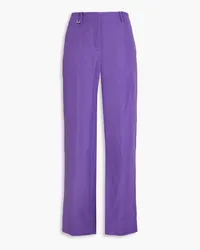 Jacquemus Le Pantalon Cordao twill straight-leg pants - Purple Purple