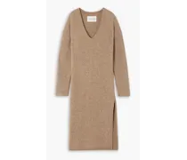 Favine knitted midi dress - Neutral