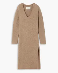 By Malene Birger Mélange knitted midi dress - Neutral Neutral