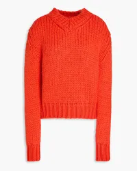 Jil Sander Wool and alpaca-blend sweater - Red Red