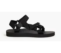 Trekky bow-embellished grosgrain sandals - Black