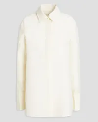 Co Wool and silk-blend shirt - White White