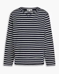 Alex Mill Lakeside striped cotton-jersey top - Blue Blue