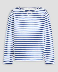 Alex Mill Lakeside striped cotton-jersey top - Blue Blue