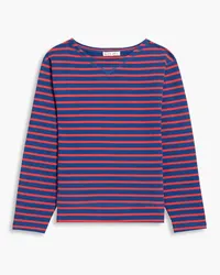 Alex Mill Lakeside striped cotton-jersey top - Blue Blue