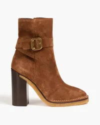 TOD'S Suede ankle boots - Brown Brown