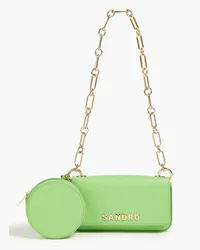 Sandro Leather shoulder bag - Green Green