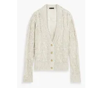 Cable-knit cardigan - Green