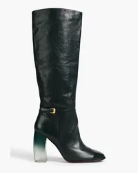 Tory Burch Leather knee boots - Green Green