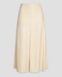 By Malene Birger Ortiz leather midi skirt - White White