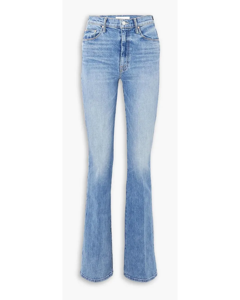 Mother Weekender high-rise flared jeans - Blue Blue