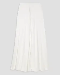 GALVAN Felicity crepon maxi skirt - White White