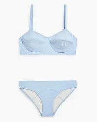 Lisa Marie Fernandez Goldwyn seersucker bikini - Blue Blue