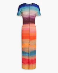 Marni Printed jersey midi dress - Multicolor Multicolor