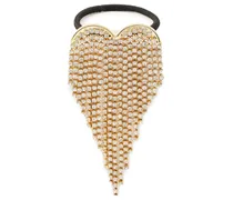 Gold-tone crystal hair tie - Metallic