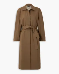 Brioni Belted silk-canvas trench coat - Neutral Neutral