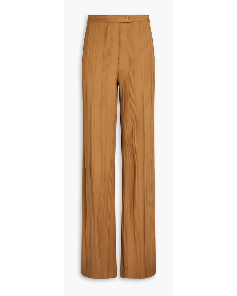 Giuliva Heritage Collection Laura wool wide-leg pants - Brown Brown