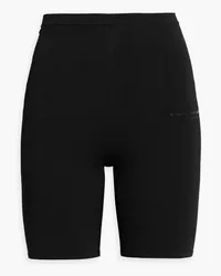 Alexander Wang Appliquéd stretch-knit shorts - Black Black