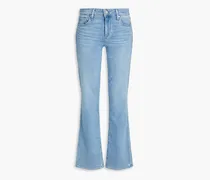 Sloane faded mid-rise bootcut jeans - Blue