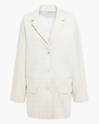 Rosetta Getty Checked woven blazer - Neutral Neutral